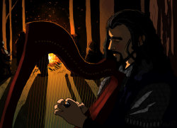prancing-uboot:  Thorin’s Harp by ~O-b-s-e-s-s-e-d 