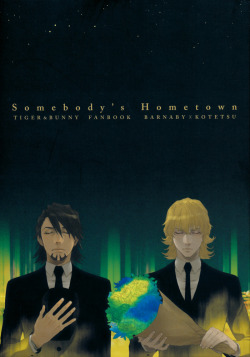 niuniente:  This doujinshi “Somebody’s Hometown” by Ituka was SO GOOD! And it was even translated in English. Oh my god, I loved every piece of this. To put it simply the story was about Kotetsu mourning Tomoe (lots of Kotetsu x Tomoe actually)