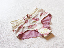 decadentandwilde:  Lace and Floral Brazilian Panties - Ohhh Lulu [x]
