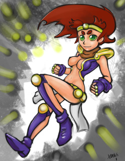More Starfire Platinum!!! I dunno, because DrawFriends are awesome. Courtesy of xkdraws