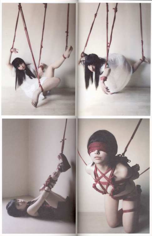  “a empty room, kinbaku girls, and red ropes” みずのなかのことりたち / keiichiro nakashima - tumblr 