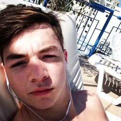 Love the sun #gay #gayboy #selfie #sunny #slut #cyprus #love #listeningtomusic #relaxing #topless