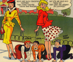 vintagegal:  Archie’s Girls Betty and Veronica Annual #5 (1957)
