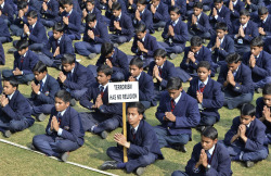 euronews-tv:  Compassion knows no bounds, schoolchildren in the northern Indian city of Mathura take part in a prayer for victims of the Taliban attack on the Army Public School in Peshawar.Image credit: REUTERS/K. K. Arora 