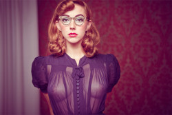 babes-with-glasses:  Kacie Marie 