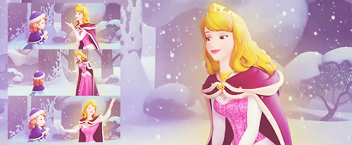 donna-maryse:  Sofia the First Disney Princess Appearances ~ {2/??}♡ Aurora in Holiday in Enchancia 