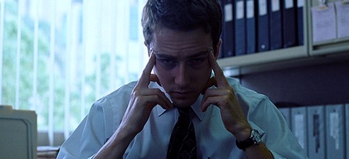 paintdeath:  “When you have insomnia, you’re never really asleep… and you’re never really awake.”Fight Club (1999) 