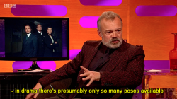 lineofcrack: - “Do you enjoy doing these Vicky?”- “The photoshoots…not so much!” Vicky and the never-ending folded arms saga (The Graham Norton Show 21.04.17) BONUS 