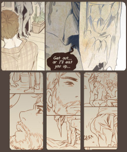 Some progress on my comic for the Monster Anthology NSFW Demon Edition, which is available for preorder now~ I joined up because I wanted to draw a porn comic and ended up drawing something creepy and shmoopy instead (but there is still porn in it)