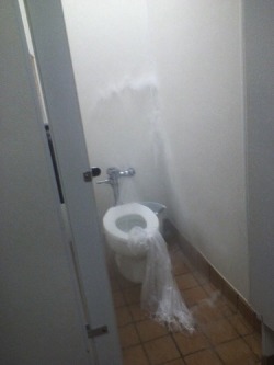peanutbutterjotunheim:  unheard-of-silence:  the-halloween-submaureen:  tODAY AT WORK, AT MCDONALD’S, THE TOILET IN THE GIRLS’ ROOM LIKE BLEW UP AND WAS BLASTING WATER LIKE A FIREHOSE NONSTOP AND IT FILLED LIKE A FOOT OF WATER THROUGH THE WHOLE JOINT