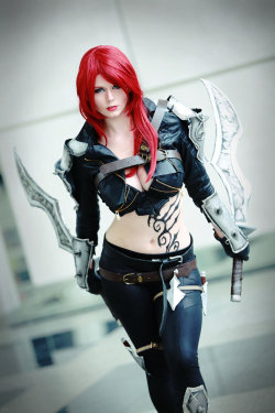 hotcosplaychicks:  Katarina Cosplay Is that fear I smell? by MiuMoonlight   Check out http://hotcosplaychicks.tumblr.com for more awesome cosplay 