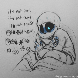 thelostmoongazer:“UNFORTUNATELY I N C O R R E C T”  so I’ve been in a big night terror sans mood lately and I haven’t been posting a lot of art lately so hERE YOU GO SORRY ABOUT THAT   so what’s happening here is like sans wakes up from a nightmare