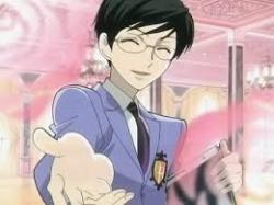 Name: Kyoya Ootori Anime: Ouran Highschool Host Club Occupation: Second year high school student - Host &lsquo;Mommy&rsquo; Age: 17 Kyoya is a very civil, and financially aware young man. As the Vice-President of the Host Club he handles all financial