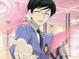 Name: Kyoya Ootori Anime: Ouran Highschool Host Club Occupation: Second year high school student - Host ‘Mommy’ Age: 17 Kyoya is a very civil, and financially aware young man. As the Vice-President of the Host Club he handles all financial