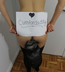 Cumfordaddy:   An Incredibly Sexy, Fansignsubmission From My Friends Foxytail11.
