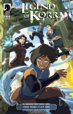 entertainmentweekly: Legend of Korra creator Michael DiMartino and illustrator Irene Koh discuss Korra and Asami’s expanding relationship in Turf Wars, which is now available everywhere from Dark Horse.