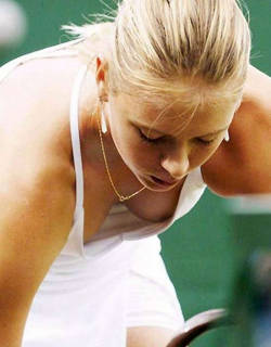 no-bra-celebrities:  Russian tennis player Maria Sharapova   I guess these perky cuties don’t even need a bra, right?