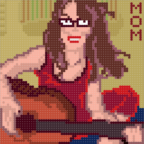 Porn morgansea:  Here’s a pixel picture i made photos