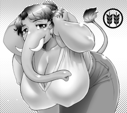 speedyssketchbook: kuro-gane:  Elephant  Mom Oooh  ;9