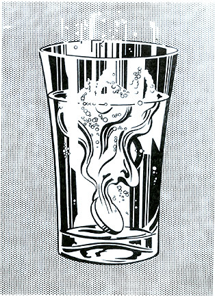 artist-lichtenstein:Alka Seltzer, 1966, Roy LichtensteinMedium: graphite,tusche,paper