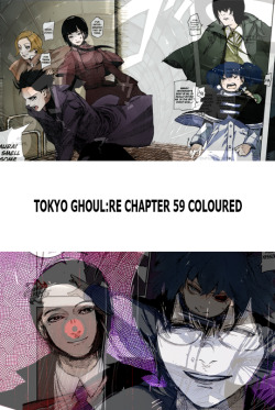 Tokyo Ghoul:RE Chapter 59 Coloured(besides the urie &amp; matsuri conversation)&gt;&gt;&gt;&gt;&gt;&gt; http://imgur.com/a/MTle7 &lt;&lt;&lt;&lt;&lt;enjoy