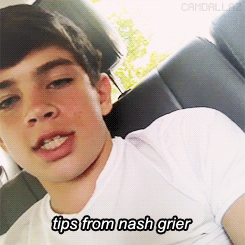 iconsmagcon:  camdallaz:  useful tips from nash grier  reblogging this again bc this is perfect 