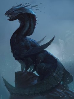 dailydragons:  The Dragon God by Alex Konstad