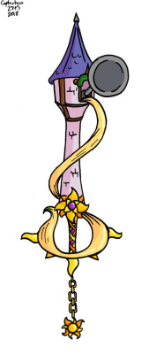 I don’t know if the official Tangled keyblade has been seen yet, but here’s mine. 