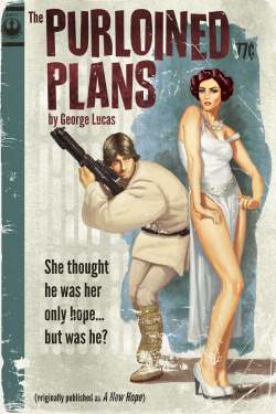 xombiedirge:  Pulp Novel Star Wars Covers by Timothy Anderson / Blog