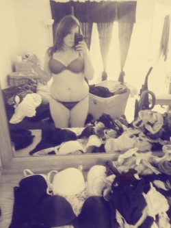 catalinawaters:  My lingerie drawer exploded. Post- pregnancy, trying to lose some weight! 