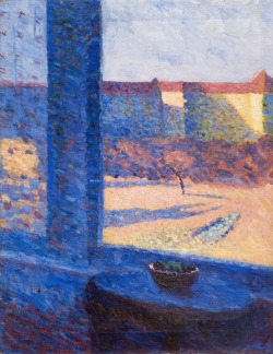 terminusantequem:  Curt Herrmann (German, 1854-1929), Fensterblick, 1929. Oil on canvas, 62.5 x 48.5 cm 