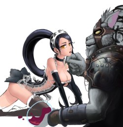league-of-legends-sexy-girls:  Nidalee and Rengar