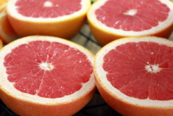 Discovered grapefruit this morning. Yum.