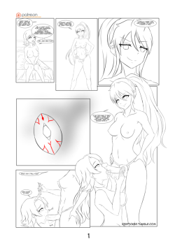 Grimm Tricks pg 1For a while now I have been wanting to try my hand at a doujin, so when these idea was presented to me I know I had to at least attempt it. The doujin which is currently just for pages as a test to see if I could draw it (the dialogue