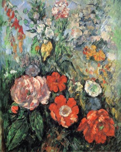 dappledwithshadow:  FlowersPaul Cézanne, circa 1879-1880