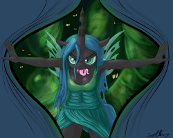 Here&rsquo;s Chrysy!This started as a sketch at work today.  Figured I&rsquo;d finish it, then got completely into it XP.I absolutely love Chrysalis.  Expect a lot more of her &lt;3also, this is my new header XP
