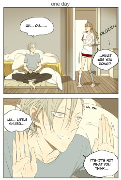 yaoi-blcd:Old Xian 03/19/2015 update of [19 Days], translated by Yaoi-BLCD. IF YOU USE OUR TRANSLATIONS YOU MUST CREDIT BACK TO THE ORIGINAL AUTHOR!!!!!! (OLD XIAN). DO NOT USE FOR ANY PRINT/ PUBLICATIONS/ FOR PROFIT REASONS WITHOUT PERMISSION FROM THE