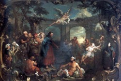 William Hogarth (London, 1697 - 1764); Christ at the Pool of Bethesda, 1736, oil on canvas; St. Bartolomew&rsquo;s Hospital, London