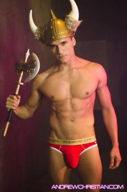 andrewchristianlovers:  ARE YOU READY FOR HALLOWEEN? JUST WEAR YOUR ANDREW CHRISTIAN UNDIES!  