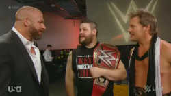lambchopviking:  pictured: triple h makes an appearance to walk his favorite son down the aisle tonight as he gets ready to marry his bestfriend