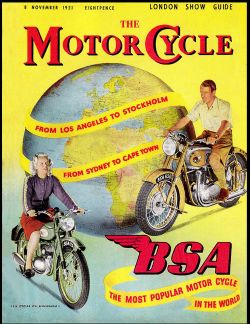 karlrodrique:  1951 BSA around the world.