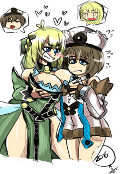 this is a game or anime&hellip; i don’t know but it’s called Neptunia V. the characters name are Vert Render and Blanc Render sisters, who got body swap, like wish upon a star.anyway, my friend told me no one made a body swap or any swap of Neptunia