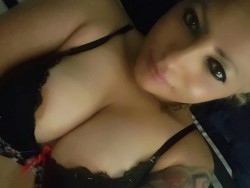 latinashunter:  Tatted Latina Huge Perfect Tits! 