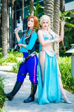 queens-of-cosplay:  Hanna SoloSlave Elsa  &lt; |D’‘‘‘