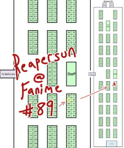 Fanime 2013 May 24-27 - Come see me! I will be at table 89 in the Artist Alley! I will be there all four days! Just a note: this year, the convention center is under heavy construction, so they&rsquo;ve placed the AA in the South Hall. Which is actually