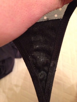 Omg! The hard-ons I get when the girlfriend sends me pictures of her wet panties while I&rsquo;m at work. ♠
