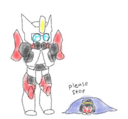 herzspalter:  acupfullofsynthen:  Whenever I see this comic pop up on my dash I can’t help but imagine Drift cooing over tiny Perceptor geisha and how cute he is and Perceptor gets really embarrassed about it.  Aw, that’s adorable! You just know he