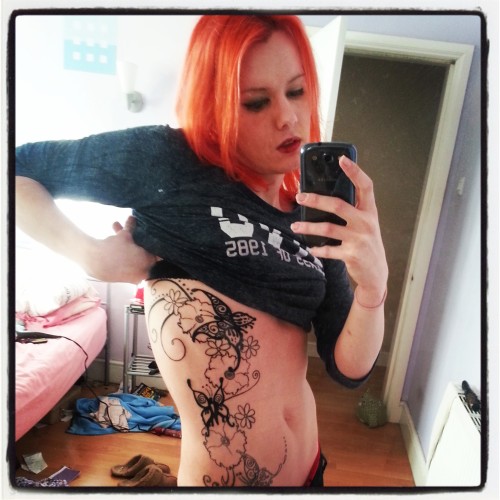 trapdragon:  New ink! 3 hour sitting, plus adult photos