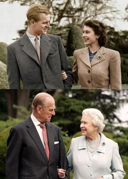 historicaltimes:  Prince Philip &amp; Queen Elizabeth Diamond Wedding Anniversary via reddit  @empoweredinnocence