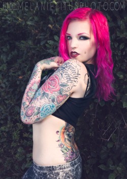 mzbonesaltmodel:  My newest feature shot by Melanie Titus is out now in Tattoo Magazine :)